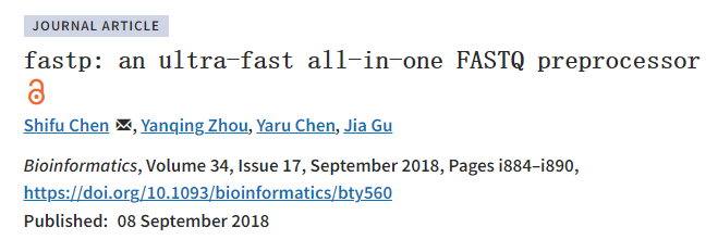Bioinformatics 论文封面